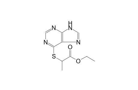 ethyl 2-(9H-purin-6-ylsulfanyl)propanoate