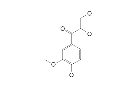 2,3-DIHYDROXY-1-(4-HYDROXY-3-METHOXYPHENYL)-PROPAN-1-ONE