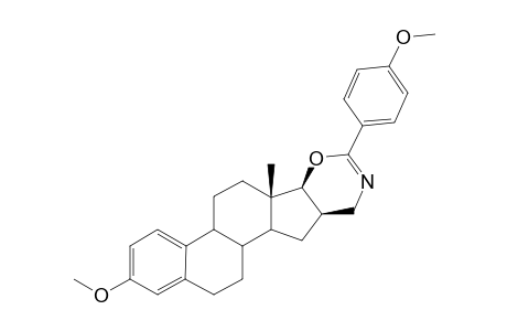 3-Methoxy-2'-(4"-methoxyphenyl)-16.beta.,17.beta.-dihydro-4'H-[1,3]oxazino[5',6' : 16,17]estra-1,3,5(10)triene