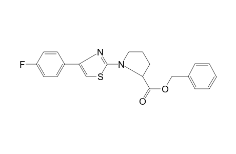 (phenylmethyl) 1-[4-(4-fluorophenyl)-1,3-thiazol-2-yl]pyrrolidine-2-carboxylate