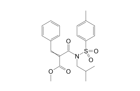 Methyl 2-[isobutyl(p-tolylsulfonyl)carbamoyl]-3-phenyl-prop-2-enoate