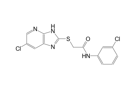 2-[(6-chloro-3H-imidazo[4,5-b]pyridin-2-yl)sulfanyl]-N-(3-chlorophenyl)acetamide