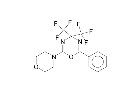 2-(4-Morpholinyl)-6-phenyl-4,4-bis(trifluoromethyl)-4H-1,3,5-oxadiazine