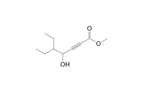 Methyl 5-ethyl-4-hydroxyhept-2-ynoate