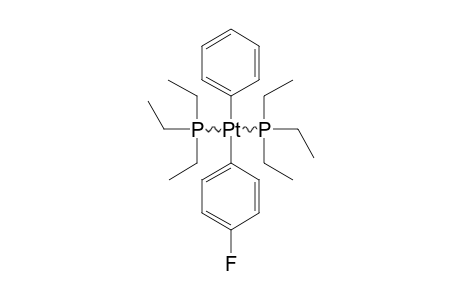 TRANS-PHENYL-4-FLUOROPHENYL-BIS-(TRIETHYLPHOSPHINE)-PLATINUM-(II)