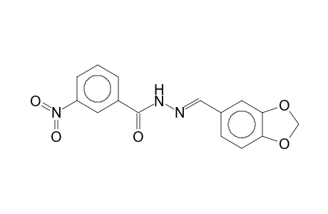 N'-[(E)-1,3-Benzodioxol-5-ylmethylidene]-3-nitrobenzohydrazide
