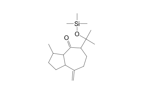 3-[1'-Methyl-1'-trimethylsilyloxyethyl]-6-methylidene-10-methylbicyclo[5.3.0]decan-2-one