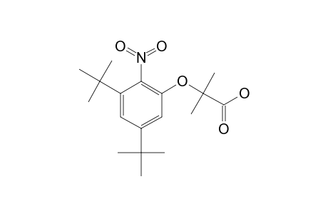 3,5-DI-TERT.-BUTYL-2-NITROPHENOXY-ISOBUTYRIC-ACID