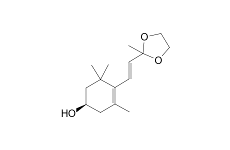 1-[2-(2-Methyl-1,3-dioxolan-2-yl)ethenyl]-2,6,6-trimethylcyclohex-1-en-4-ol
