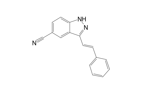 (E)-3-styryl-1H-indazole-5-carbonitrile