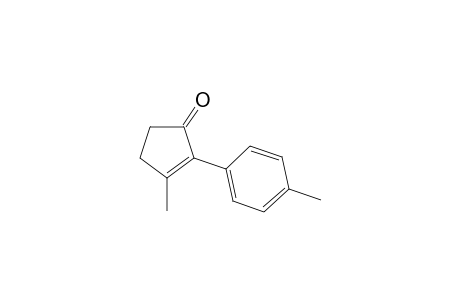 2-Cyclopenten-1-one, 3-methyl-2-(4-methylphenyl)-