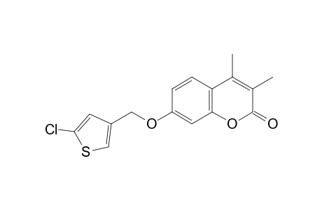 2H-1-Benzopyran-2-one, 7-[(5-chloro-3-thienyl)methoxy]-3,4-dimethyl-