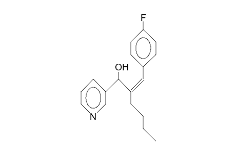 1-(3-Pyridyl)-2-syn-(4-fluoro-benzylidene)-1-hexanol