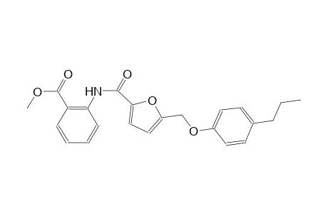 methyl 2-({5-[(4-propylphenoxy)methyl]-2-furoyl}amino)benzoate