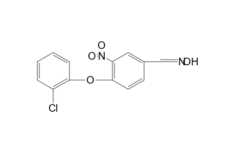 4-(o-CHLOROPHENOXY)-3-NITROBENZALDEHYDE, OXIME