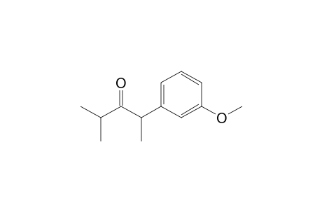 2-(3'-Methoxyphenyl)-4-methyl-3-pentanone