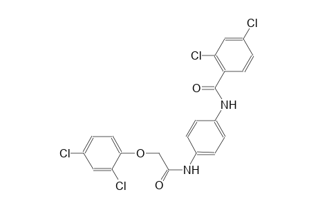 2,4-dichloro-N-(4-{[(2,4-dichlorophenoxy)acetyl]amino}phenyl)benzamide