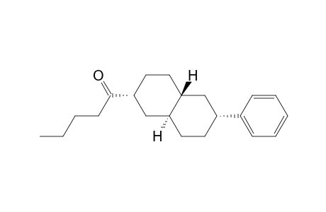 1-Pentanone, 1-(decahydro-6-phenyl-2-naphthalenyl)-, (2.alpha.,4a.beta.,6.alpha.,8a.alpha.)-