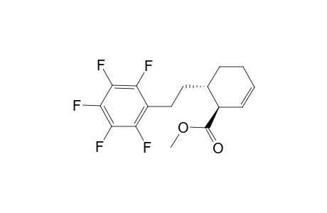 (1S,6S)-6-[2-(2,3,4,5,6-pentafluorophenyl)ethyl]-1-cyclohex-2-enecarboxylic acid methyl ester