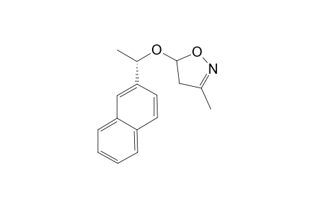 3-methyl-5-[(1S)-1-(2-naphthalenyl)ethoxy]-4,5-dihydroisoxazole