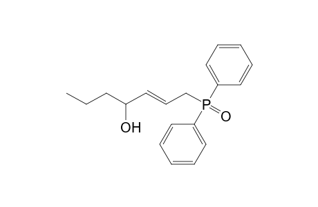 (E)-1-diphenylphosphoryl-2-hepten-4-ol