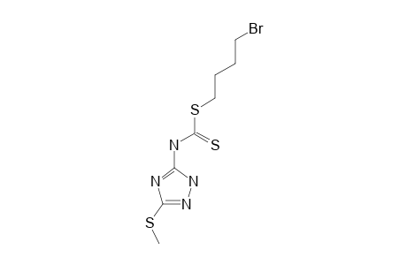 (4-BROMOBUTYL)-5-AMINO-3-METHYLTHIO-1H-1,2,4-TRIAZOL-1-YL-DITHIOCARBONATE