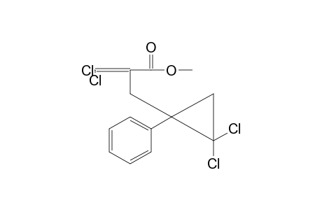 3,3-dichloro-2-[(2,2-dichloro-1-phenylcyclopropyl)methyl]acrylic acid, methyl ester