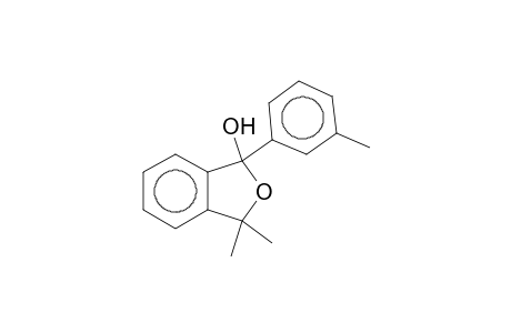 3,3-Dimethyl-1-(3-methylphenyl)-1,3-dihydro-2-benzofuran-1-ol