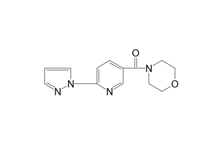 4-[6-(PYRAZOL-1-YL)NICOTINOYL]MORPHOLINE