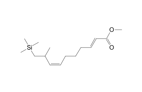 Methyl (2E,7Z)-9-(Trimethylsilylmethyl)-2,7-decadienoate