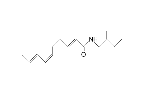 N-(2-Methyl-butyl)-2E,6Z,8a-decatrienoic amide