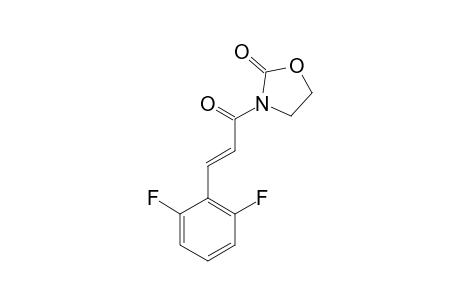 3-(TRANS-2',6'-DIFLUORO-CINNAMOYL)-OXAZOLIDIN-2-ONE