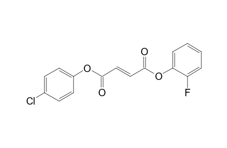 Fumaric acid, 4-chlorophenyl 2-fluorophenyl ester