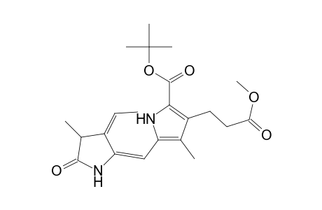 1H-Pyrrole-3-propanoic acid, 2-[(1,1-dimethylethoxy)carbonyl]-5-[(3-ethylidene-4-methyl-5-oxo-2-pyrrolidinylidene)methyl]-4-methyl-, methyl ester, (Z,E)-(.+-.)-
