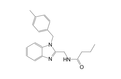 butanamide, N-[[1-[(4-methylphenyl)methyl]-1H-benzimidazol-2-yl]methyl]-