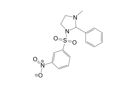 Imidazolidine, 1-methyl-3-[(3-nitrophenyl)sulfonyl]-2-phenyl-