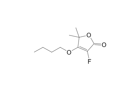 4-Butoxy-3-fluoranyl-5,5-dimethyl-furan-2-one