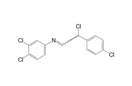3,4-DICHLORO-N-(p,gamma-DICHLOROCINNAMYLIDENE)ANILINE