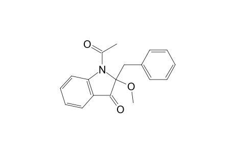 1-Acetyl-2-benzyl-2-methoxy-1,2-dihydro-3H-indol-3-one