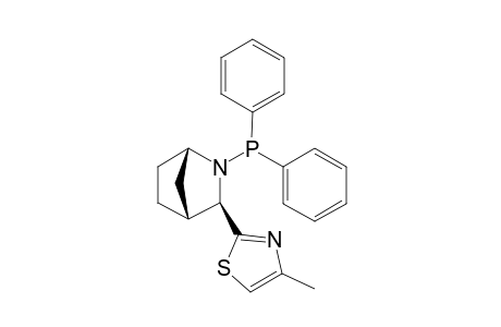 2-((1S,3R,4R)-2-(Diphenylphosphino-2-azabicyclo[2.2.1]heptan-3-yl)-4-methylthiazole