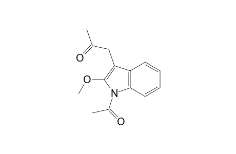 1-(1-acetyl-2-methoxy-3-indolyl)-2-propanone