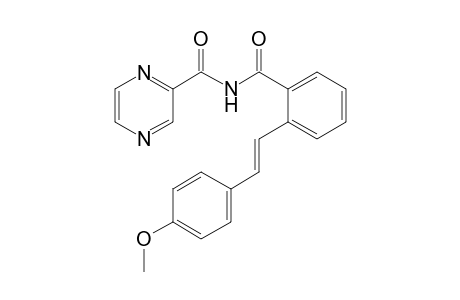 N-{[2'-(p-Methoxyphenyl)ethenyl]benzoyl}pyrazine-2-carboxamide