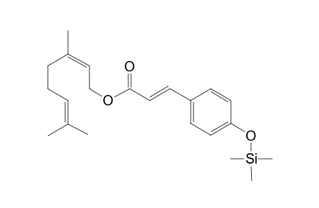 Neryl p-coumarate, mono-TMS