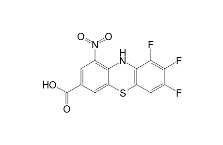 3-Carboxy-7,8,9-trifluoro-1-nitro-10H-phenothiazine