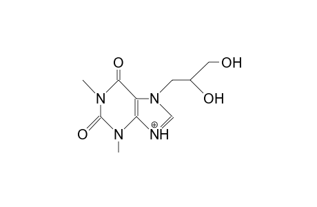 7-(2,3-Dihydroxy-propyl)-theophyllinate cation