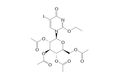 1-(2,3,4,6-TETRA-O-ACETYL-BETA-D-GLUCOPYRANOSYL)-2-ETHOXY-5-IODO-PYRIMIDIN-4-(1H)-ONE