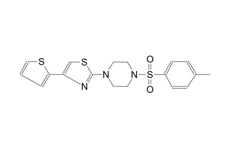 piperazine, 1-[(4-methylphenyl)sulfonyl]-4-[4-(2-thienyl)-2-thiazolyl]-