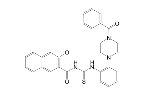 N-[2-(4-benzoyl-1-piperazinyl)phenyl]-N'-(3-methoxy-2-naphthoyl)thiourea