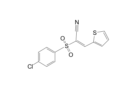 Propennitrile, 2-(4-chlorophenylsulfonyl)-3-(2-thienyl)-