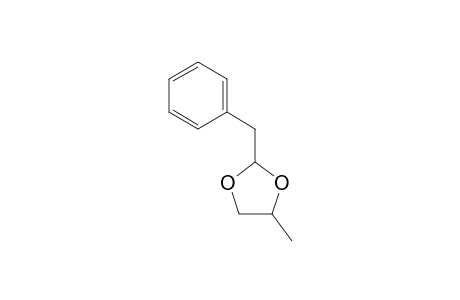 1,3-Dioxolane, 4-methyl-2-(phenylmethyl)-